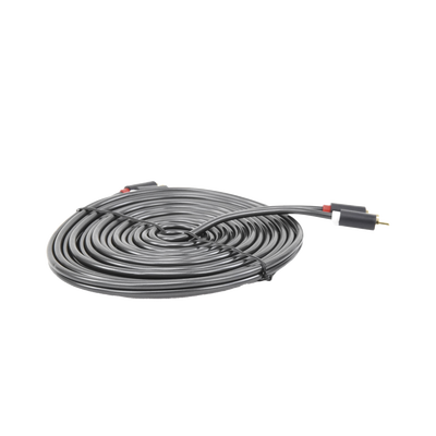 cable de audio 2 rca macho a 2 rca macho / 5 metros / color negro / alta calidad / anillos de goma para asegurar un agarre firme al instalar o quitar el cable cable de audio 2 rca macho a 2 rca macho / 5 metros / color negro / alta calidad / anillos de goma para asegurar un agarre firme al instalar o quitar el cable