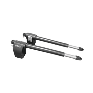 kit de operadores abatibles faac 412 para puertas de 3 metros y hasta 300 kg / operadores no reversibles y con llave de desbloqueo manual