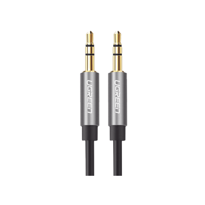cable auxiliar 5 metros / conector 3.5mm a 3.5mm / macho a macho / cubierta de tpe / carcasa de aluminio / color negro cable auxiliar 5 metros / conector 3.5mm a 3.5mm / macho a macho / cubierta de tpe / carcasa de aluminio / color negro