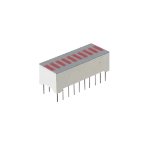 barra gráfica de 10 segmentos led rojos tipo lta 1000