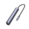 hub usb c (docking station) 5 en 1 | ultra delgado | 2 usb a 3.1 a (5 gbps) | hdmi 4k@60hz | rj45 (gigabit ethernet) | usb c pd carga rápida 100w | soporta otg | chips inteligentes | pequeño y ligero | caja de aluminio.