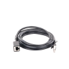 cable de extensión cat6 rj45 f/utp / macho a hembra / 3m / método de conexión 568b / velocidad de transmisión 1000mbps / ancho de banda del canal 250mhz /caja de cobre / negro