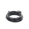 cable de extensión cat6 rj45 f/utp / macho a hembra / 5m / método de conexión 568b / velocidad de transmisión 1000mbps / ancho de banda del canal 250mhz /caja de cobre / negro