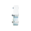 guia superior ajustable para puertas corredizas con 4 rodillos de 30 mm