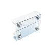 guia superior ajustable para puertas corredizas con 4 rodillos de 30 mm