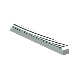 260 cremallera modulo 6 / fabricada en acero / compatible con motores para puertas corredizas con piñon modulo 6