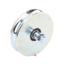 rueda de 14 cm sin soporte / soporta hasta 550 kg / canal tipo "u"