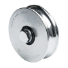 rueda de 14 cm sin soporte / soporta hasta 550 kg / canal tipo "u"