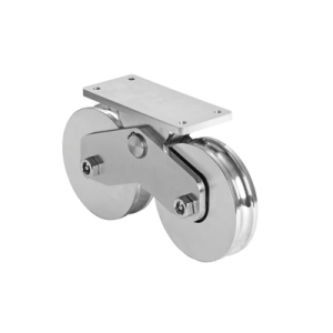 rueda doble de 16 cm / capacidad para puertas de hasta 1920 kg / canal tipo "u"