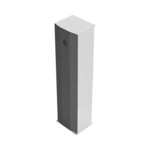 gabinete color beige para barrera came / compatible con serie hibrida / no incluye puerta