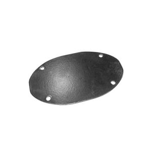 refacción / tapa metálica plana / color negro / compatible con brazo 009mxarm001