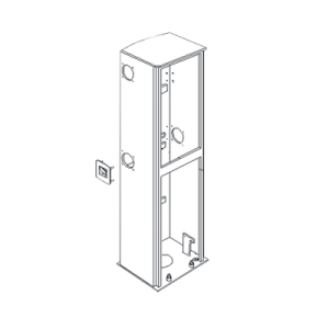 gabinete para barrera kx bg g4 m y kx bg g4 ml