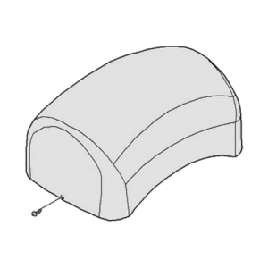 refacción / tapa superior para barrera gard 4
