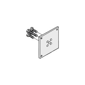 refaccion para barreras came / placa intermedia / compatible con barreras kxbgg4m / g3750