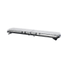 torreta 48" serie 12 con 88 led, dual color rojo/claro, ideal para equipar ambulancias y unidades de bomberos