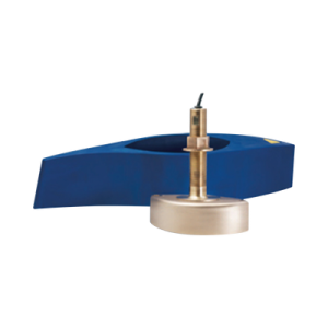 sensor de profundidad y temperatura b258 / 1 kw rms / frecuencias duales 50 200 khz / rango de profundidad 500 m / bronce / instalación thru hull / compatible con ecosonda bsm 1
