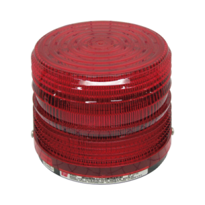 luz estroboscópica electraflash®, ul y cul, 24 vcd, color rojo