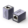 acoplador stp (extensor de cable ethernet rj45) | 10gbps | blindado | compatibilidad con cat8 cat7 cat6 cat5e | hasta 100 metros | aleación de aluminio