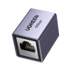acoplador stp (extensor de cable ethernet rj45) | 10gbps | blindado | compatibilidad con cat8 cat7 cat6 cat5e | hasta 100 metros | aleación de aluminio