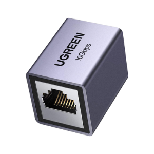 acoplador stp (extensor de cable ethernet rj45) | 10gbps | blindado | compatibilidad con cat8 cat7 cat6 cat5e | hasta 100 metros | aleación de aluminio