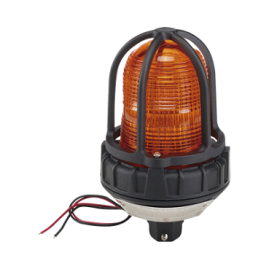 luz estroboscópica para ubicaciónes peligrosas, montaje tipo tubo, 12 24 vcd, color Ámbar