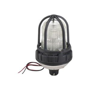 luz estroboscópica para ubicaciones peligrosas, montaje tipo tubo, 12 24 vcd, color claro