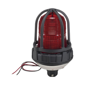 luz estroboscópica para ubicaciónes peligrosas, montaje tipo tubo, 120 vca, color rojo