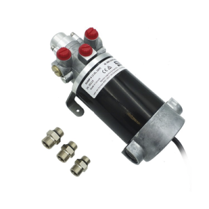 bomba hidráulica de engranajes pump 4 / 12 v cc / reversible / caudal 3.0 l/min / desplazamiento cilindro 290 960 cc / conexiones orb / compatible con steadysteer / requiere sistema nac 3 o ac42