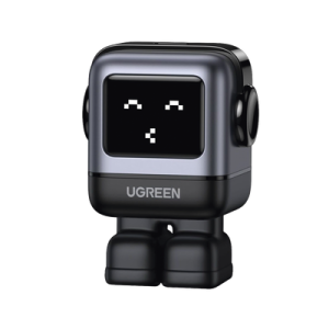 cargador mini ganrobot 30w serie uno | 1 usb c de carga rápida | tecnología gan ii | multiprotocolo pd/qc/scp/fca | carga inteligente | pantalla led | zapato magnético extraíble | thermal guard | color negro.