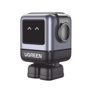 cargador robotgan de 65w serie uno | 3 puertos de carga rápida | 2 usb c | 1 usb a | pd 3.0 | qc 4.0 | carga inteligente | tecnología gan ii | zapato magnético extraíble | carcasa ignifuga | pantalla led