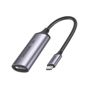 cable adaptador usb c a dp 1.4 | 8k@60hz | 4k@240hz | compatible con thunderbolt 3 & 4 | hdr | earc | dts | dolby | 3d | allm | vrr | admite multi stream (mst) | longitud del cable 10cm | caja de aluminio.