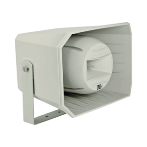 bocina hifi poe ethernet ip, de 2 vias 30w, grado de protección ip66 gris claro