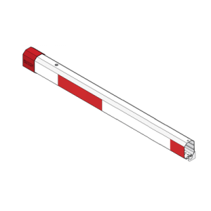 brazo octagonal de aluminio de 4.2 metros / compatible con iluminación rojo verde (no incluida)