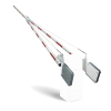 brazo tubular de aluminio de 24 ft para barreras doorking 1602