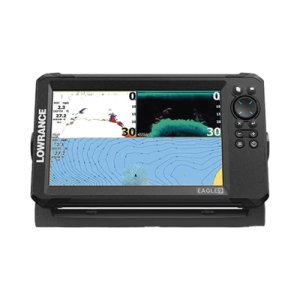 eagle 9 ecosonda en pantalla horizontal ips de 9 pulgadas, incluye transductor skimmer 50/200 khz