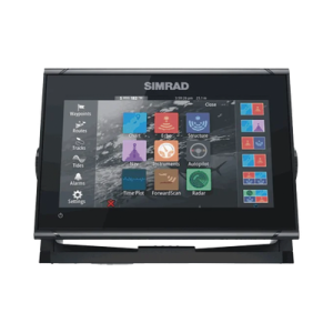 display multifuncional simrad go series 9’’ / pantalla táctil multi touch / gps integrado / ecosonda / wi fi / interfaz nmea 2000 y radar / transductor 83/200 / compatible con c map discover