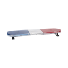 torreta 47" serie 16 con 300 leds, dual color, frente: rojo/blanco, azul/blanco, trasero: rojo/Ámbar, azul/Ámbar