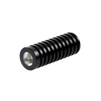 carga fantasma de 50 ohm, 60 watt (max.) (10 seg.), dc 1000 mhz, conector n macho. carga fantasma de 50 ohm, 60 watt (max.) (10 seg.), dc 1000 mhz, conector n macho.