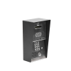 audioportero telefónico dks para 600 números telefónicos / control para 2 puertas / gabinete para sobreponer/ marcación a 16 digitos / linea análoga o digital