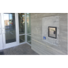 control de acceso / gabinete empotrable / 2 puertas / 3000 números telefónicos / 11 dígitos / directorio en pantalla / lineas a/d