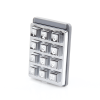 refacción / teclado para portero telefonico doorking serie 1802 / compatible con 1802 082