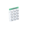 teclado iluminado para porteros telefónicos dks / compatible con porteros 1802 090