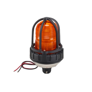 luz de advertencia led para ubicaciónes peligrosas, montaje tipo tubo, 24 vcd, color Ámbar