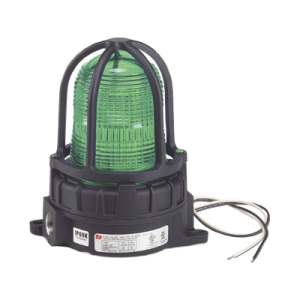 luz de advertencia led para ubicaciónes peligrosas, montaje para superficies, 24 vcd, color verde
