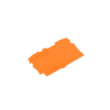 placa final e intermedia; espesor 0,8 mm; naranja