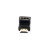 adaptador hdmi de 90 grados macho a hembra / hacia abajo / hdmi 2.0 4k@60hz / proporciona flexibilidad sin doblar los cables hdmi