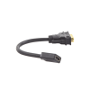 convertidor dvi macho a hdmi hembra | bidireccional | dvi 24+1 | 1080p@60hz | cable de 22cm | negro.