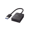 lector de tarjetas usb a 3.0 a microsd (tf) / sd | 5gbps | soporta hasta 2tb | soporta windows/mac os/linux/android | lectura de tarjetas simultánea | no requiere controlador | cable de 15cm.