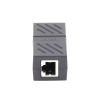 acoplador (extensor de cable ethernet rj45 a rj45) | 1000mbps | compatibilidad con cat7 cat6a cat6 cat5e | compatible con poe | ignífugo | abs
