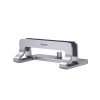 soporte vertical para laptop / adecuado para escritorio / anchura ajustable (12 26mm) / amplia compatibilidad / anti arañazos / anti deslizante /ajustable mediante tornillos / color plata / aluminio + silicona